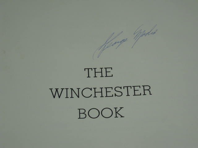 Rare Vtg The Winchester Rifle Gun Book 1971 1st Edition Signed By George Madis 10