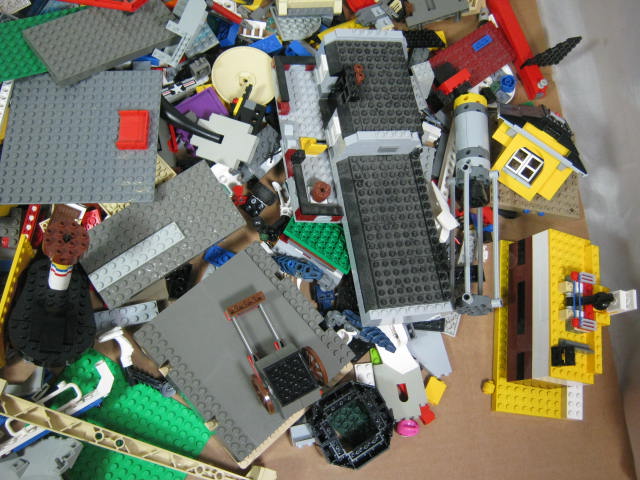 12 Lbs Pounds Assorted Mixed Lego Building Blocks Vehicle Pieces Pcs Bulk Lot NR 3