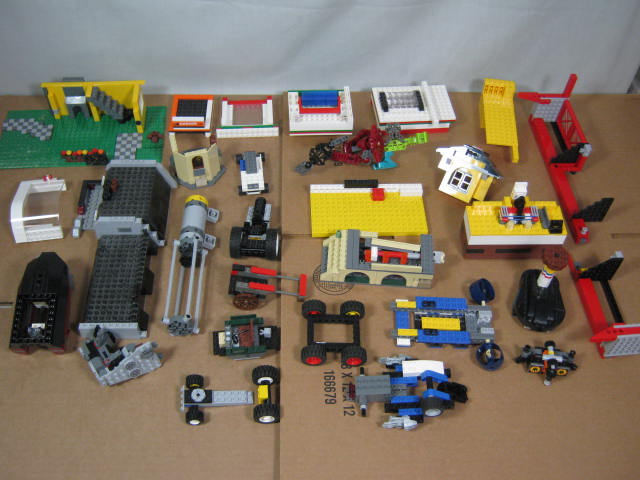 12 Lbs Pounds Assorted Mixed Lego Building Blocks Vehicle Pieces Pcs Bulk Lot NR 5