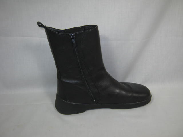 Womens Birkenstock Footprints Black Leather Boots Shoes Sz 40/260 US 9 Narrow N 3