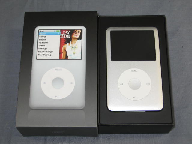 80GB Apple iPod Classic Silver MP3 Music Video Player 1