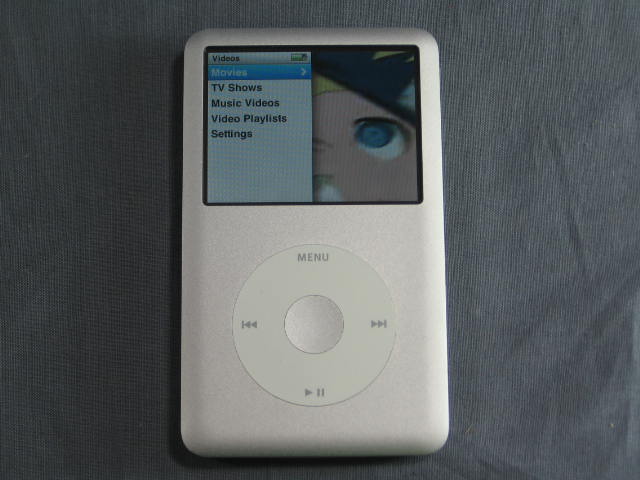 80GB Apple iPod Classic Silver MP3 Music Video Player 6