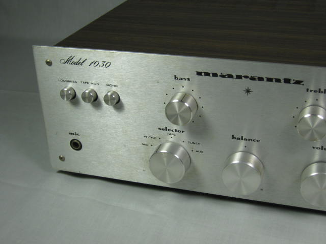 Vtg Marantz Model 1030 140W 140 Watt Integrated Console Stereo Amplifier Amp NR! 1