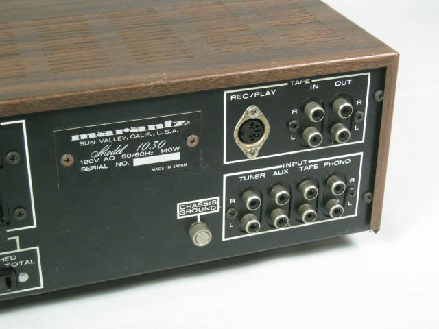 Vtg Marantz Model 1030 140W 140 Watt Integrated Console Stereo Amplifier Amp NR! 7