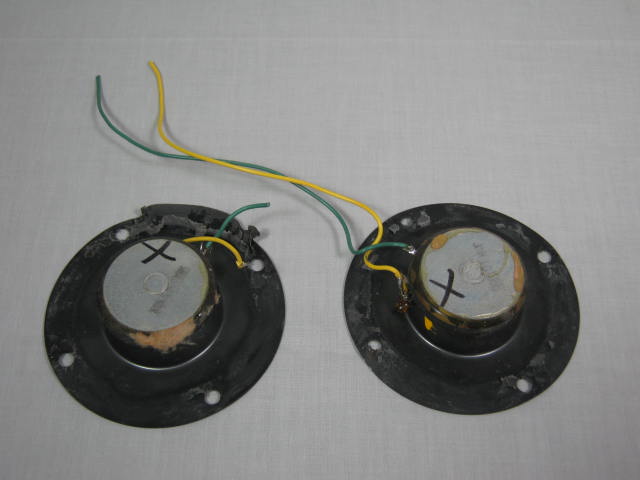 2 Rare Vtg Acoustic Research AR 4X 2.5" Speaker Loudspeaker Tweeters Pair Set NR 3