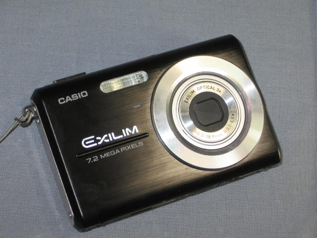 Casio Exilim EX-Z75 Black 7.2MP Digital Camera 3x Zoom 2