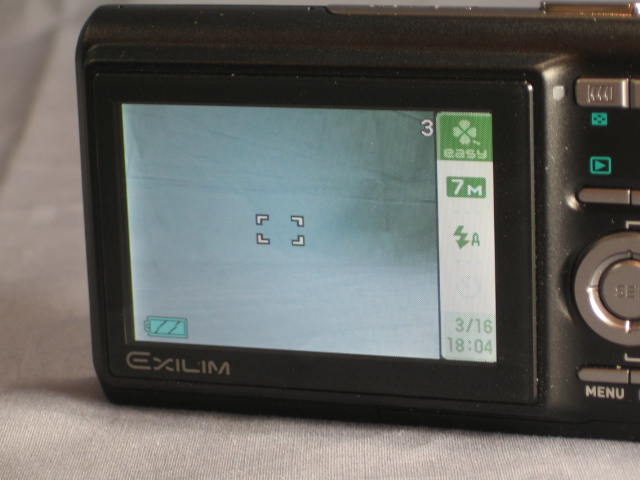 Casio Exilim EX-Z75 Black 7.2MP Digital Camera 3x Zoom 5