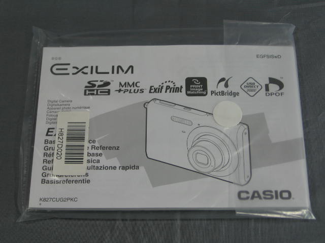 Casio Exilim EX-Z75 Black 7.2MP Digital Camera 3x Zoom 7
