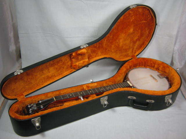Vintage Gretsch Open Back 5-String Banjo With Hardshell Case