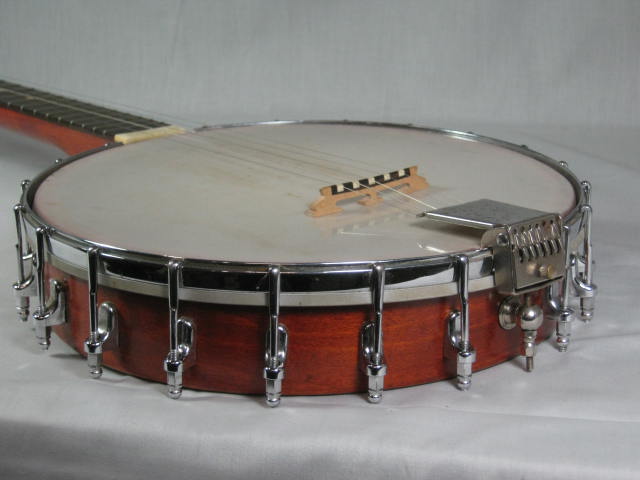 Vintage Gretsch Open Back 5-String Banjo With Hardshell Case 5