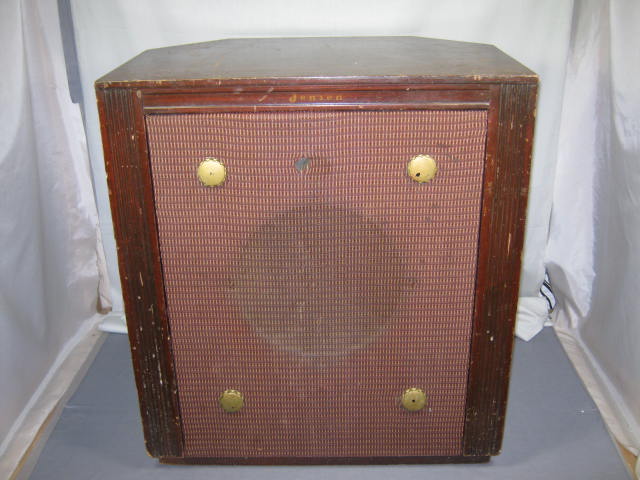 Vintage Jensen Mahogany Corner Horn Speaker Cabinet Enclosure No Reserve Price! 1