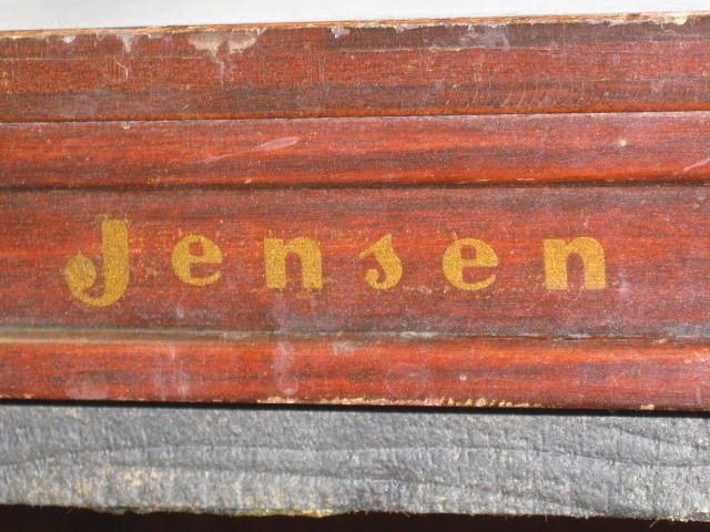 Vintage Jensen Mahogany Corner Horn Speaker Cabinet Enclosure No Reserve Price! 3