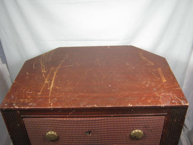 Vintage Jensen Mahogany Corner Horn Speaker Cabinet Enclosure No Reserve Price! 5
