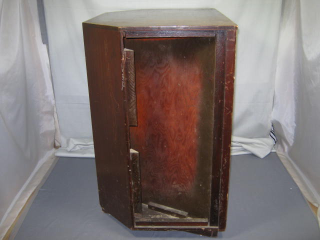 Vintage Jensen Mahogany Corner Horn Speaker Cabinet Enclosure No Reserve Price! 7