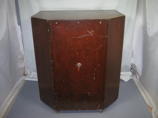 Vintage Jensen Mahogany Corner Horn Speaker Cabinet Enclosure No Reserve Price! 8