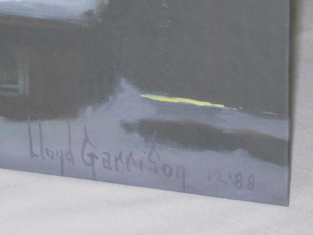 Vintage Byers Choice Carolers Lloyd Garrison Victorian Xmas Display Backdrop NR! 5
