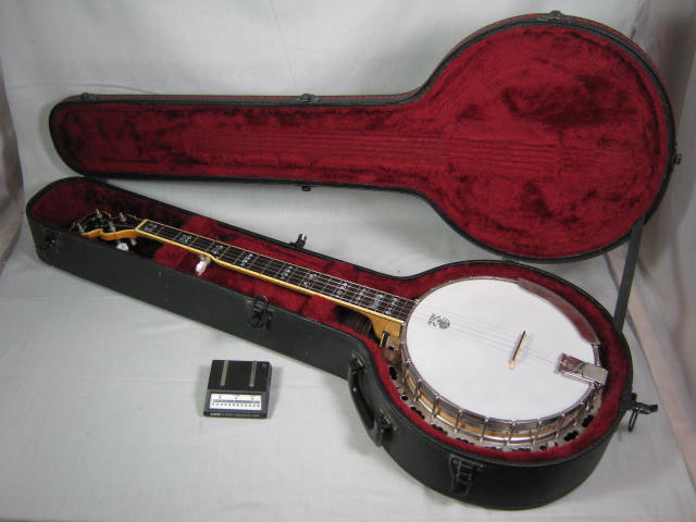 Vintage Deering Calico Resonator Banjo #0717089-0780 With Hardshell Case + Tuner