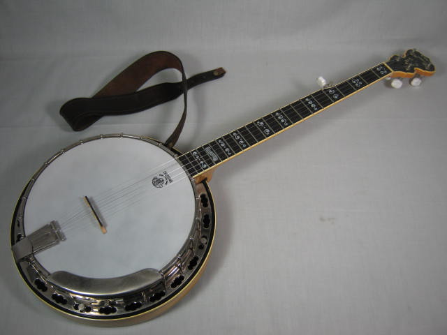 Vintage Deering Calico Resonator Banjo #0717089-0780 With Hardshell Case + Tuner 1