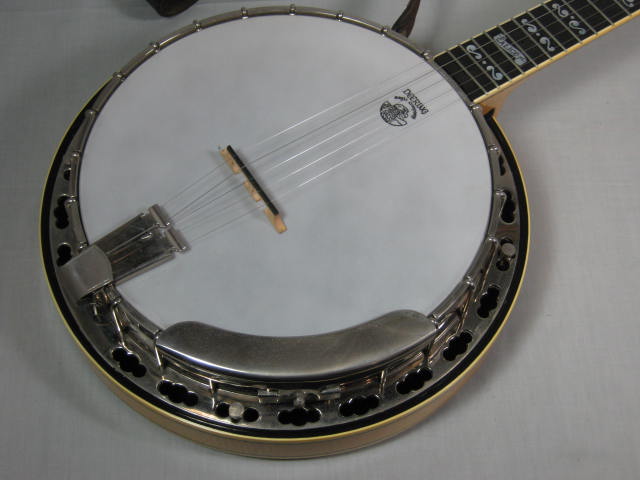 Vintage Deering Calico Resonator Banjo #0717089-0780 With Hardshell Case + Tuner 2