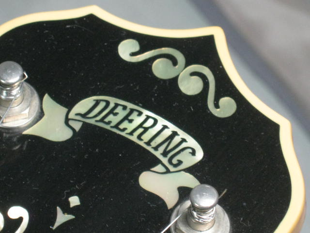 Vintage Deering Calico Resonator Banjo #0717089-0780 With Hardshell Case + Tuner 6