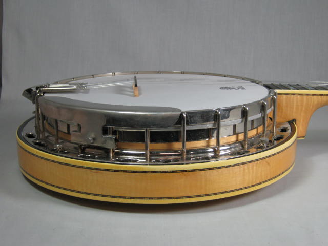 Vintage Deering Calico Resonator Banjo #0717089-0780 With Hardshell Case + Tuner 7