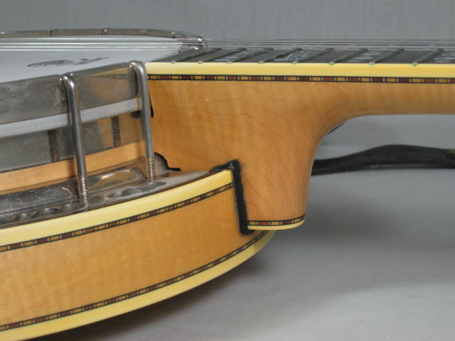 Vintage Deering Calico Resonator Banjo #0717089-0780 With Hardshell Case + Tuner 8