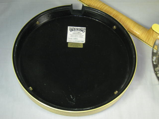 Vintage Deering Calico Resonator Banjo #0717089-0780 With Hardshell Case + Tuner 22