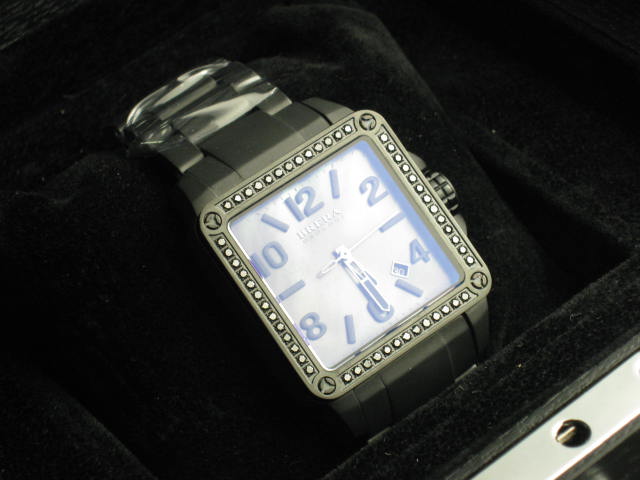 NEW Brera Orologi Stella Black Diamond Brushed Stainless Steel Watch NO RESERVE! 2