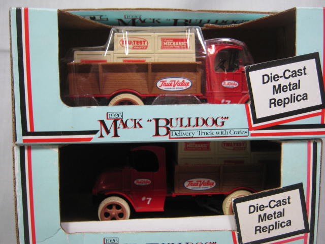 11 Ertl Mack Bulldog Diecast Coin Bank Truck Lot True Value JC Penny Busch 1