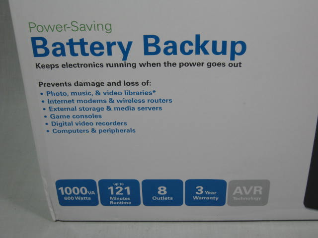 New APC BX1000G Battery Backup UPS Uninterruptible Power Supply 1000VA 600 Watts 1