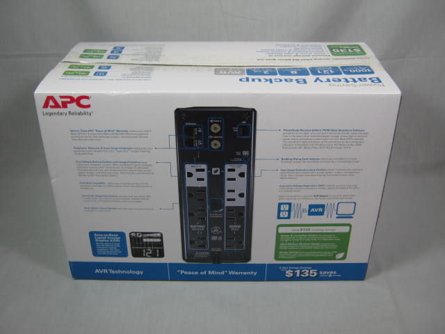 New APC BX1000G Battery Backup UPS Uninterruptible Power Supply 1000VA 600 Watts 3