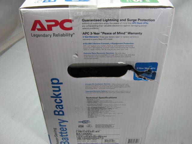New APC BX1000G Battery Backup UPS Uninterruptible Power Supply 1000VA 600 Watts 4