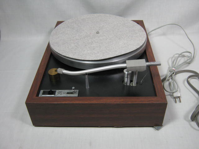 Acoustic Research AR XB Turntable W/ Tonearm Weight Dustcover + Parts/Repair NR! 4