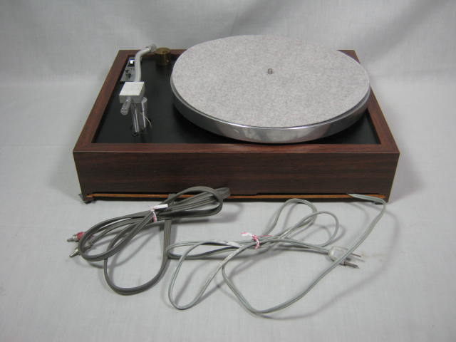 Acoustic Research AR XB Turntable W/ Tonearm Weight Dustcover + Parts/Repair NR! 6
