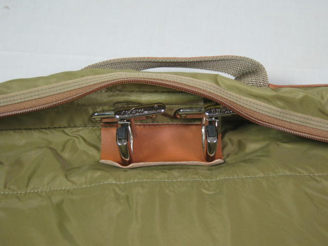Hartmann Luggage Tweed & Tan Leather Trimmed Garment Travel Bag NO RESERVE PRICE 7