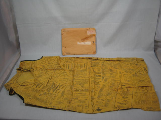 Vtg 1967 Mars Waste Basket Boutique Paper Yellow Pages Dress 16-18 W/ Envelope