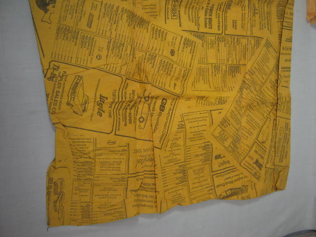 Vtg 1967 Mars Waste Basket Boutique Paper Yellow Pages Dress 16-18 W/ Envelope 2