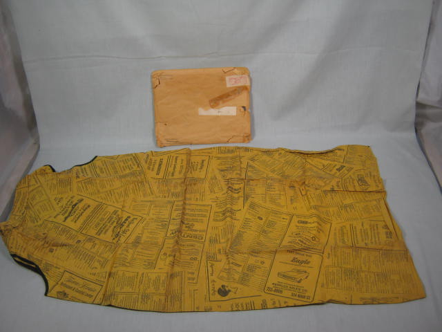 Vtg 1967 Mars Waste Basket Boutique Paper Yellow Pages Dress 16-18 W/ Envelope 3