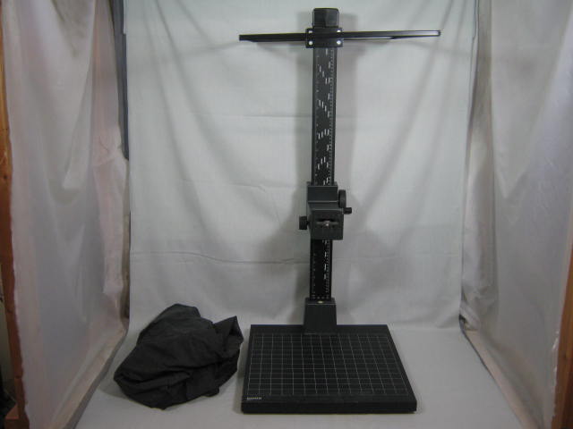 Kaiser RS-1 Photo Copy Stand W/ RA-1 Camera Mount Arm + Cover NO RESERVE PRICE!