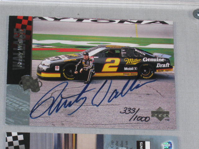 50 Signed Autographed NASCAR Driver Photo Hero Card Lot Lebonte Waltrip Gordon 4