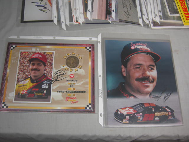 50 Signed Autographed NASCAR Driver Photo Hero Card Lot Lebonte Waltrip Gordon 8