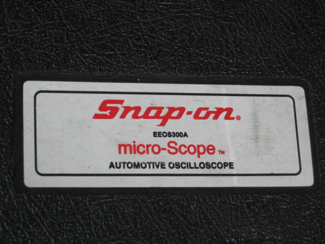 Snap-On Tools EEOS300A Micro-Scope Oscilloscope W/ Case 8
