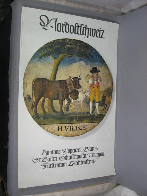 3 Swiss Switzerland Folklore Posters Cow Bell Travel + 10