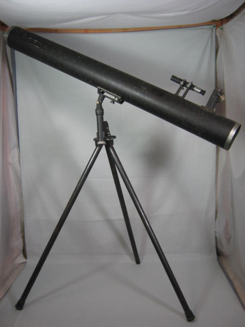 Vtg Criterion Dynascope 4" f/10 Newtonian Reflector Telescope H 18mm Eyepiece 4x