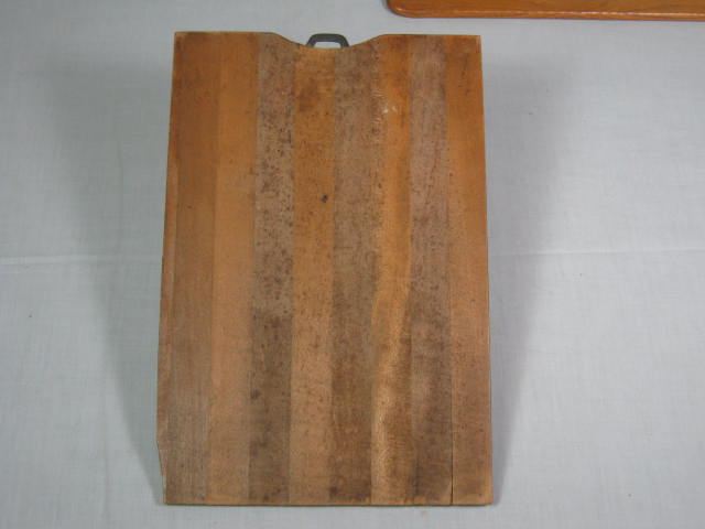 Antique Wood Receipt Holder Clipboard Lot Schlicht & Field Pat 1879 Yawman Erbe 8