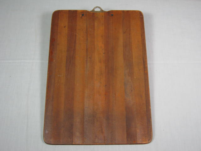 Antique Wood Receipt Holder Clipboard Lot Schlicht & Field Pat 1879 Yawman Erbe 12
