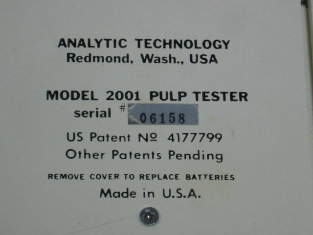 Analytic Technology Dental Pulp Tester Model 2001 NR 7