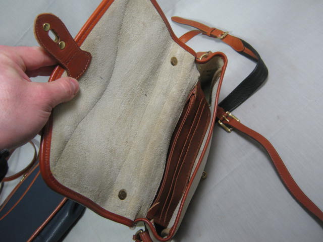 3 Dooney & Bourke All-Weather Leather Messenger Shoulder Bags NO RESERVE PRICE! 3