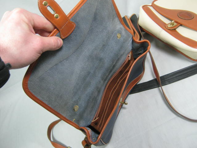 3 Dooney & Bourke All-Weather Leather Messenger Shoulder Bags NO RESERVE PRICE! 6