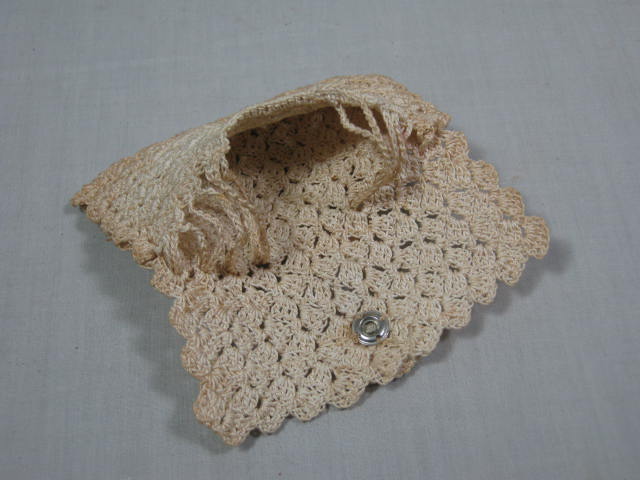 10 Vtg Antique Purse Handbag Lot Beaded Silk Crochet Chatelaine Mesh Woven NR! 6